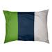 East Urban Home Seattle Football Pillow/Classic Metal in Green/White/Blue | 7 H x 50 W x 40 D in | Wayfair E44D531CE3A6422AA1671683A2DE822D