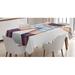 East Urban Home Fashion Tablecloth Polyester in Brown/Gray | 52 D in | Wayfair 98503C505F054BD89F6CB048C8BFC62C