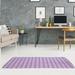 Gray/Pink 60 x 0.4 in Area Rug - East Urban Home Classic Skyscrapers Light Pink/Gray Area Rug Chenille | 60 W x 0.4 D in | Wayfair