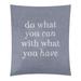 East Urban Home Polyester Handwritten Do What You Can Quote Tapestry Polyester in Gray | 104 H x 88 W in | Wayfair AE153F1F9D814734B1338360AC9AC0D9