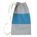 East Urban Home Detroit Football Stripes Laundry Bag Fabric in Gray/Blue | 29 H in | Wayfair 65F1C73305C24F42B77FB82DAD54230F