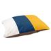 East Urban Home California Stripes Pillow Polyester in Blue/Yellow | 6 H x 28 W x 18 D in | Wayfair 67C263913F214F66B73F9FA7EB05EAB4