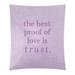 East Urban Home Polyester Handwritten Love & Trust Quote Tapestry Polyester in Indigo | 80 H x 68 W in | Wayfair 42580B0002A54510A5AE6555D2449F5F