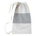 East Urban Home Las Vegas Football Stripes Laundry Bag Fabric in Gray/White | 36 H in | Wayfair BC6F7669EB62489491C0D96B089533C4