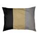 East Urban Home Colorado Stripes Pillow Metal in Gray/Black | 6.5 H x 40 W x 30 D in | Wayfair 031797939281419CBEAB29525E2AA24E
