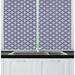 East Urban Home Abstract Intertwined Polka Dots Inspired Motifs Pastel Lilac Tones Pattern Kitchen Curtain | 39 H x 55 W x 2.5 D in | Wayfair