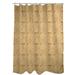 East Urban Home Floral Single Shower Curtain + Hooks Polyester in Brown | 71 H x 74 W in | Wayfair 6BD8CF93A0774B68A67A2C513B960B20