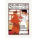 Buyenlarge Salon des Cent Vintage Advertisement in Orange/White | 30 H x 20 W in | Wayfair 0-587-02044-xC2030