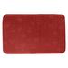 East Urban Home Festive Hol Valentine's Day Cats Rectangle Bath Rug Polyester in Red | 24" W x 17" L | Wayfair 48BE407C48DE46D0A7DC315085C42383