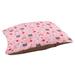 East Urban Home Valentine's Day Cats Pattern Indoor Designer Pillow Metal in Pink | 7 H x 50 W x 40 D in | Wayfair 03A4E284E9B94FBCA60CE1D61C38F2A1