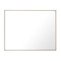 Eichholtz Redondo Brushed Brass Modern & Contemporary Accent Mirror Wood/Metal in Brown | 55 H x 71 W x 2 D in | Wayfair 113297