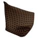 East Urban Home Standard Bean Bag Chair & Lounger /Fade Resistant/Scratch/Tear Resistant/Stain Resistant in Black/Brown | Wayfair