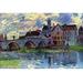 Buyenlarge 'Moret-Sur-Loing' by Alfred Sisley Painting Print in Blue/Gray | 20 H x 30 W in | Wayfair 0-587-26304-0C2030