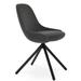 sohoConcept Gazel Metal Side Chair Upholstered/Metal/Fabric in Gray/Brown | 33 H x 21 W x 22 D in | Wayfair GAZ-STI-NAT-007