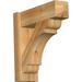 Ekena Millwork Olympic Craftsman Outlooker Wood in Brown | 18 H x 6 W in | Wayfair OUT06X18X18OLY04RWR