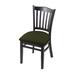 Holland Bar Stool Windsor Back Side Chair Wood/Upholstered in Gray/Black | 33 H x 17 W x 21 D in | Wayfair 312018Blk010