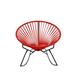 Innit Indoor/Outdoor Handmade Rocking Chair Metal in Red/Black | 31 H x 33 W x 33 D in | Wayfair i04-01-08