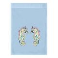 Betsy Drake Interiors Betsy's Seahorses 2-Sided Garden Flag, Synthetic in Blue | 18 H x 12.5 W in | Wayfair FL388B