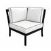 Madison Patio Chair w/ Cushions in Black kathy ireland Homes & Gardens by TK Classics | 33 H x 33.5 W x 33.5 D in | Wayfair KI062B-CS-ASH