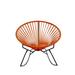 Innit Indoor/Outdoor Handmade Rocking Chair Metal in Orange/Black | 31 H x 33 W x 33 D in | Wayfair i04-01-10