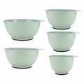 KitchenAid® Classic 5-Piece Mixing Bowl Set Plastic in Green/Blue | Wayfair KE178OSPIA