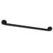 Kingston Brass Laurel Decorative Grab Bar Metal in White/Black | 2.75 H x 36 W in | Wayfair DR814360