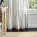 Martha Stewart Laguna Striped Semi-Sheer Tab Top Curtain Panel Pair Mocha Polyester in Green/Gray/Blue | 84 H in | Wayfair 1Y20180GNY