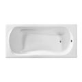 Streamline Bath 67" x 32" Drop In Soaking Cast Iron Bathtub Porcelain Enameled Cast Iron in Gray | 21.7 H x 66.9 W in | Wayfair R5621CH