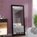 Latitude Run® Rines Full Length Mirror Wood in Black | 70.5 H x 31.5 W x 0.75 D in | Wayfair 2C24476AA12845659039442FE37E4AF1