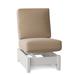 Winston Porter Cherin Patio Chair w/ Cushions Plastic in White | 38.5 H x 23.5 W x 34.5 D in | Wayfair 831FFB237AE2468280AD6A611A57D15E