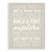 Stupell Industries Climb Trees Dream Big Navy w/ White Wall Plaque Wood in Brown | 14 H x 11 W x 1.5 D in | Wayfair brp-1892_fr_11x14