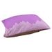 Tucker Murphy Pet™ Byrge Mountain Dog Pillow Polyester/Fleece in Orange/Pink/Gray | 14 H x 42.5 W x 32.5 D in | Wayfair