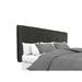 Red Barrel Studio® Kwan Panel Headboard Upholstered/Polyester in Gray/Black | 74 W x 3 D in | Wayfair E1DE4092181642CF97B3D4B2D2AB3A86