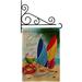 Breeze Decor Beach Every Hour 2-Sided Polyester 19 x 13 in. Garden Flag in Black/Brown | 18.5 H x 13 W x 0.1 D in | Wayfair