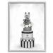 Stupell Industries 'Fashion Dog Box Stack Gray' Painting Paper in Gray/Green | 20 H x 16 W x 1.5 D in | Wayfair ygg-161_gff_16x20