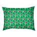 Tucker Murphy Pet™ Campion Tropical Outdoor Dog Pillow Polyester in Red/Green | 9.5 H x 29.5 W x 9.5 D in | Wayfair