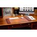 Ebern Designs Bramfield Side-Rail Desk Pad Leather in Brown | 0.5 H x 25.5 W x 17.25 D in | Wayfair E3AC9DCFEA6F4B2EA9DA2C7CA77FF774