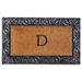 Winston Porter Conteh Prestige Monogram 30 in. x 18 in. Non-Slip Outdoor Door Mat Rubber | Wayfair 4234C60DDFC044A3861720EAB6712185