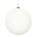 The Holiday Aisle® Tinsel Ball Ornament Plastic in White | 6 H x 6 W x 6 D in | Wayfair 612218641F1C445FBBA8D38C5DF9176D