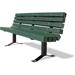 Arlmont & Co. Witherspo Recycled Plastic Surface Park Outdoor Bench Plastic in Green | 96 W x 23.5 D in | Wayfair B314D1C3BA2649B2BB439FCCEEE2790B