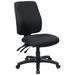 Symple Stuff Hathcock Task Chair Upholstered, Wood in Black/Brown | 37.75 H x 20 W x 20.5 D in | Wayfair 010480833D4748EC8A3E4AC9943DB4E6