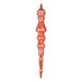 The Holiday Aisle® 20" Mercury Finial Ornament Plastic in Orange | 20 H x 3 W x 3 D in | Wayfair C927FD99387840B7A7D80A7EDFC697A5