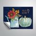 The Holiday Aisle® October Garden IV Removable Wall Decal Metal in Green/Blue | 24 H x 32 W in | Wayfair 6A1A130C726A480D9BA5929228D74AAC