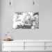 House of Hampton® Rose Gold Feast Gray - Graphic Art Print on Canvas in White | 24 H x 36 W x 1.5 D in | Wayfair 1618411173104C3596766B842189448E