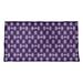 Latitude Run® Avicia Black Argyle Skulls Pattern Pillow Sham - Microfiber Polyester in Indigo | 23 H x 39 W in | Wayfair