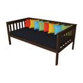 Red Barrel Studio® Sharo Mission Daybed Wood in Black | 33 H x 43 W x 79 D in | Wayfair 6B17E383F024496DA40ED03FAD6EB14C