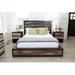 Union Rustic Frese Solid Wood Standard Bed Wood in Brown/Green | 52 H x 86 W x 90 D in | Wayfair 9C43F71E58F145DC922F4C1FDEEC39B5