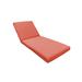 George Oliver Indoor/Outdoor Chaise Cushion Cover Acrylic, Terracotta in Pink/Gray | 4 H x 30 W in | Wayfair 103CK-CHAISE-TANGERINE