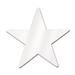 The Party Aisle™ Jumbo Foil Star Cutout in White | 5 H x 5 W in | Wayfair 1E885185FF444C9395A2611646AF5AB3