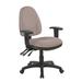 Symple Stuff Task Chair Upholstered, Wood in Brown | 39 H x 24.75 D in | Wayfair A358C0924E3E4DF7B99FEF64FB8A9F7E